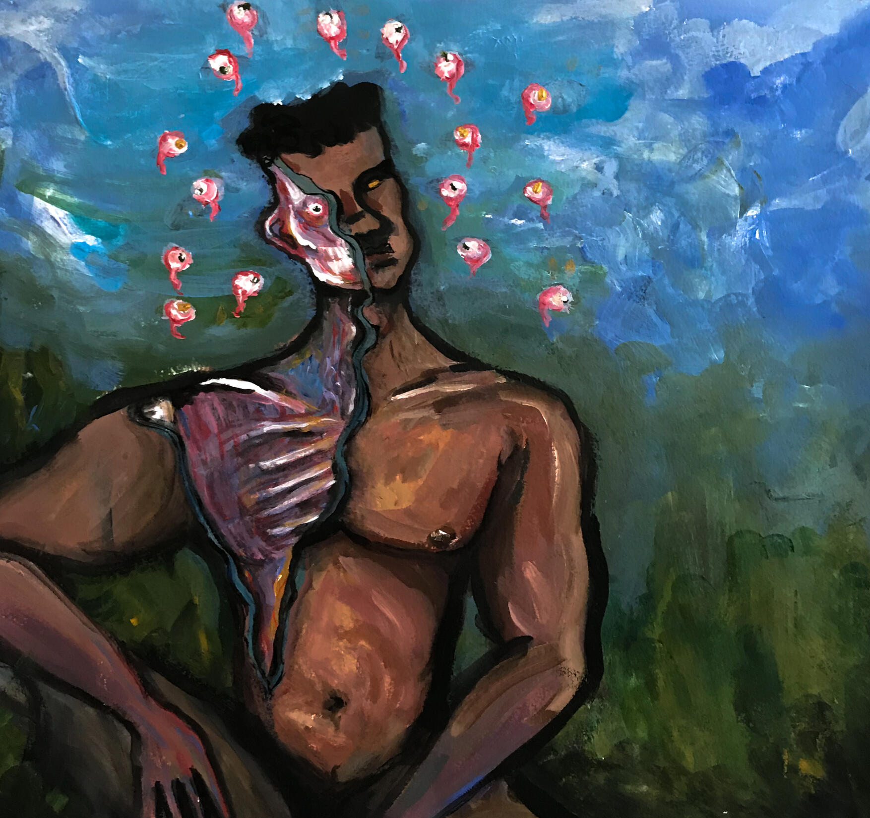 Represents trauma caused by conversion therapy