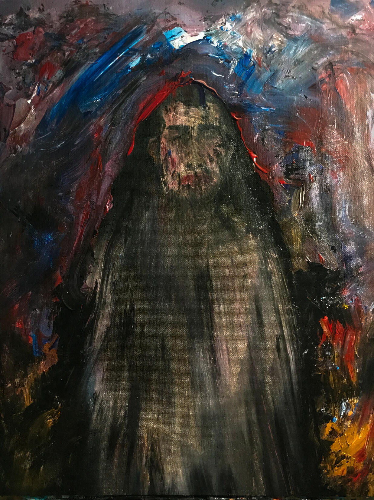 Represents trauma caused by a suicide attempt