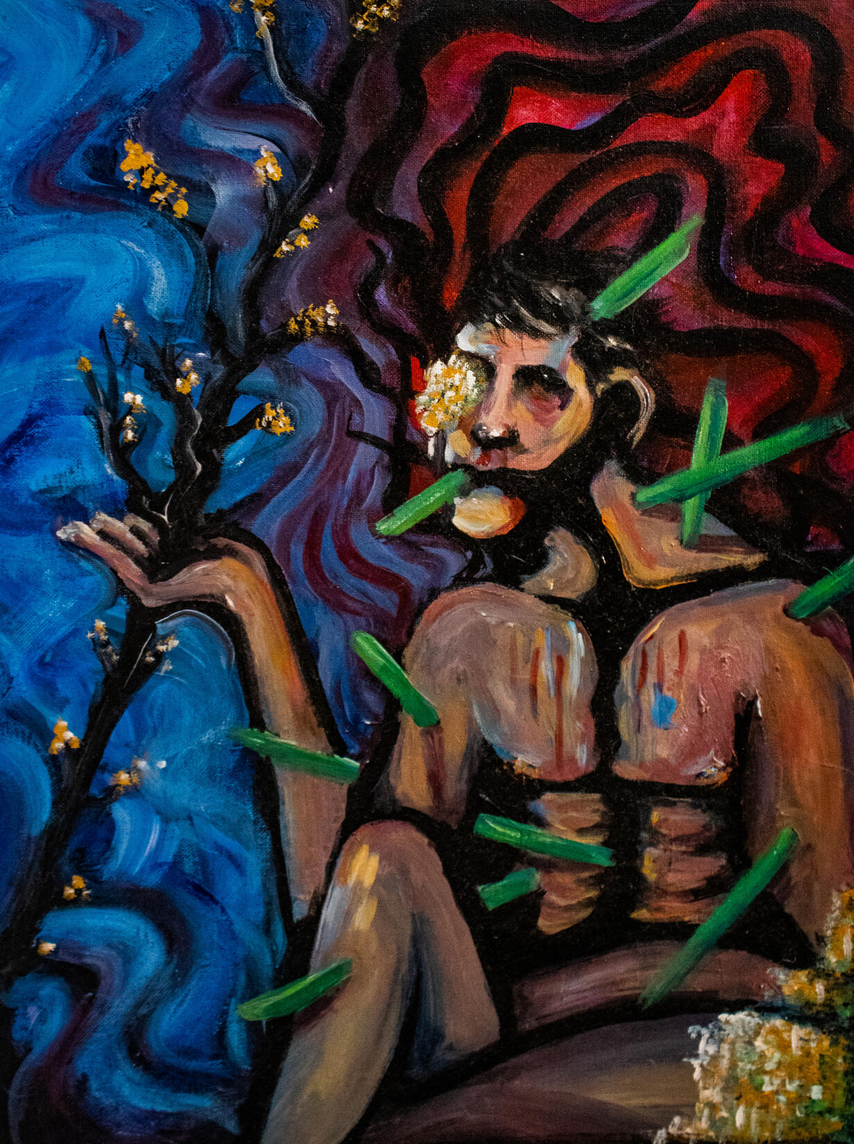 Represents trauma caused by physical abuse