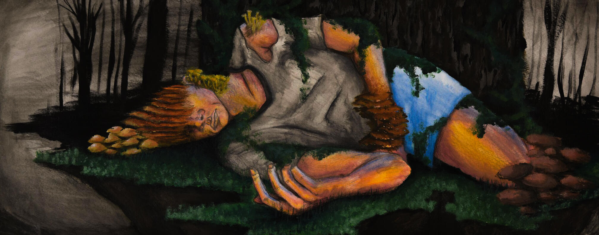Represents the coping mechanism of self-isolation